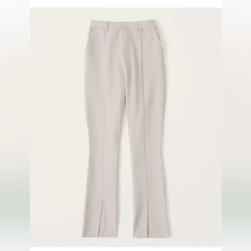 Abercrombie & Fitch Split-Hem Tailored Slim Straight Pants sz25